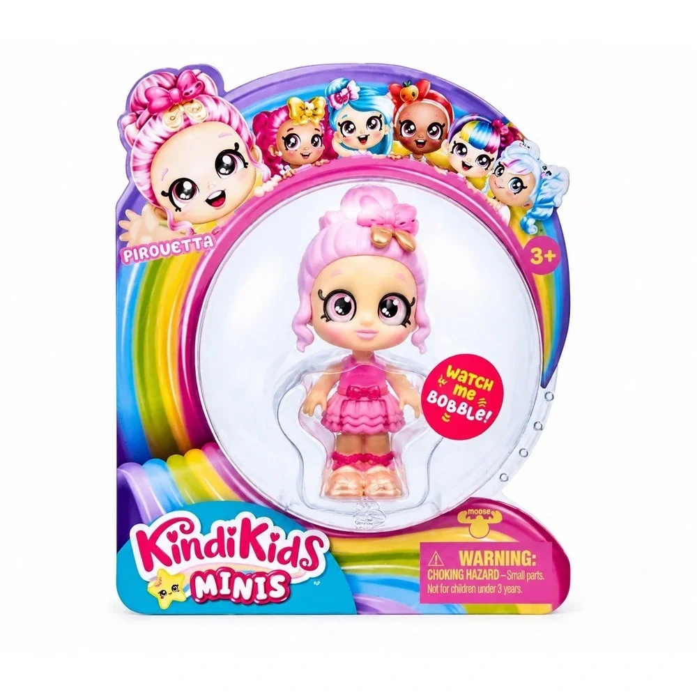 KindiKids Minis Lot Of 3 Dolls Set Lippy Lulu‎ Pirouetta Summer Peaches NIB